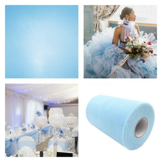 Soft Blue - Luxury Matte Tulle  - TLC