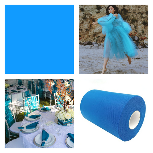 Turquoise - Luxury Matte Tulle  - TLC