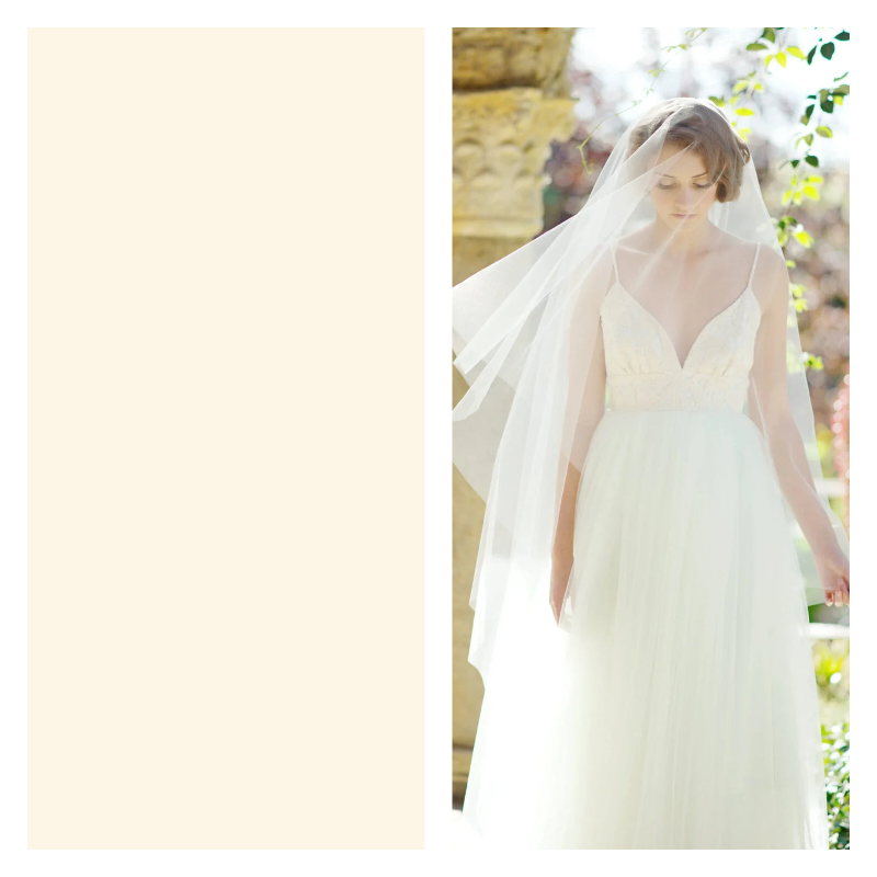 Bridal Illusion Veiling Tulle - Ivory - TLC