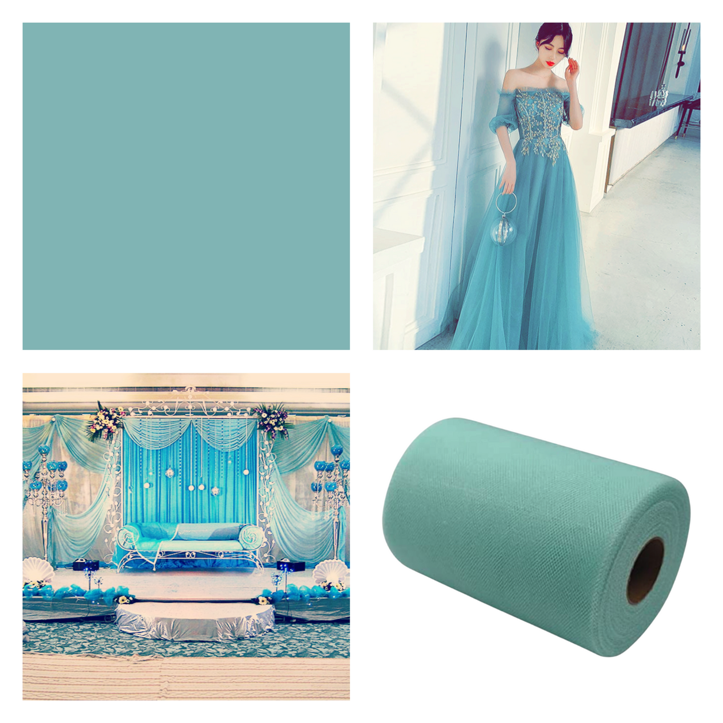 Williamsburg Blue - Luxury Matte Tulle  - TLC