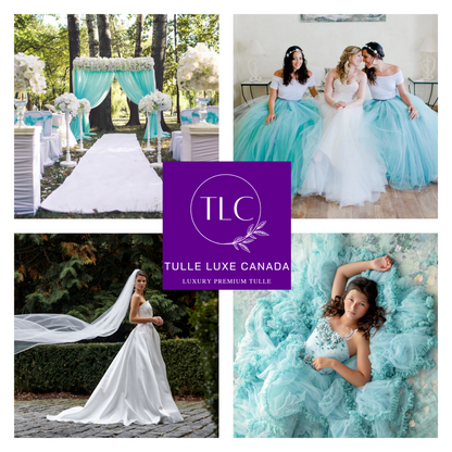 Out of the Blue - Shades of Blue - Tulle Swatches - TLC