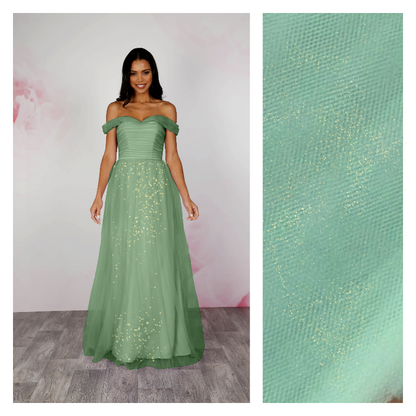 Sage Green - Luxury Glimmer/Shimmer Tulle  - TLC
