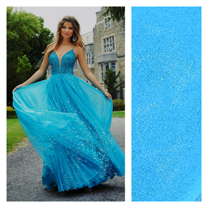 Turquoise Blue - Luxury Glimmer/Shimmer Tulle  - TLC