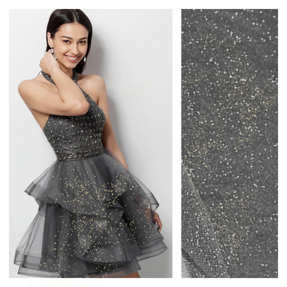 Charcoal - Luxury Glimmer/Shimmer Tulle  - TLC