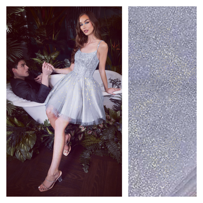 Light Silver - Luxury Glimmer/Shimmer Tulle  - TLC