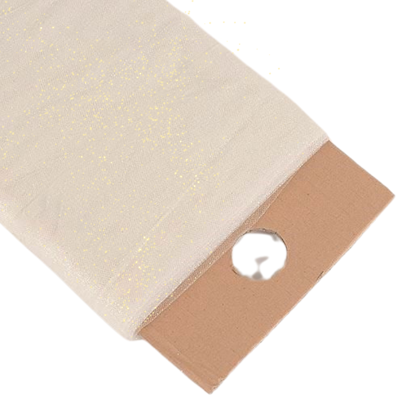 Ivory - Luxury Glimmer/Shimmer Tulle  - TLC