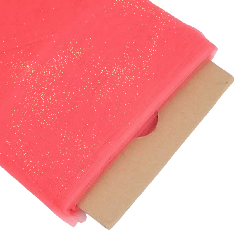 Coral - Luxury Glimmer/Shimmer Tulle  - TLC