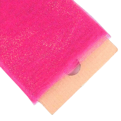 American Beauty (Hot Pink) - Luxury Glimmer/Shimmer Tulle  - TLC